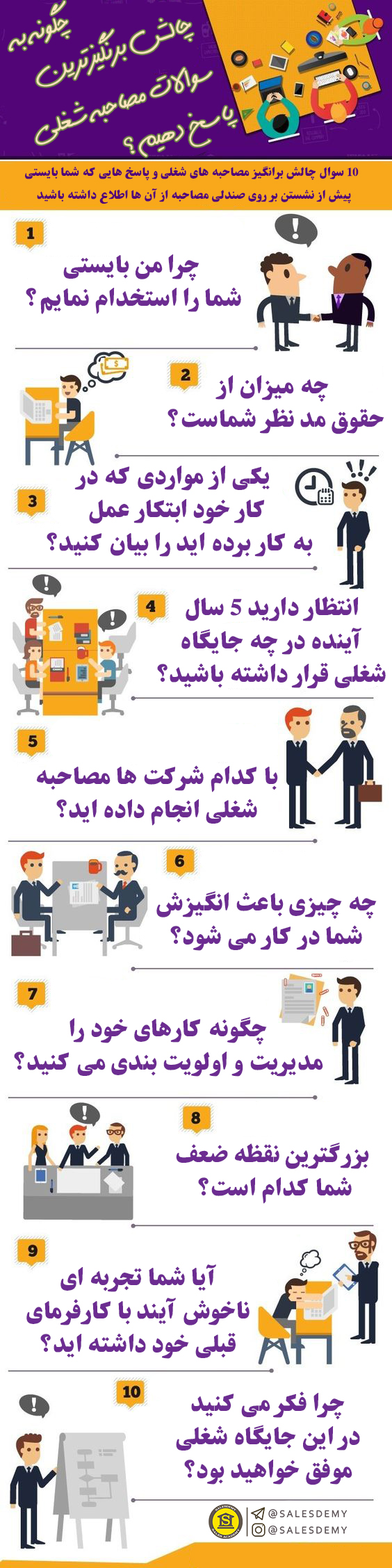 چگونه به چالش برانگیزترین سوالات مصاحبه شغلی پاسخ دهیم؟